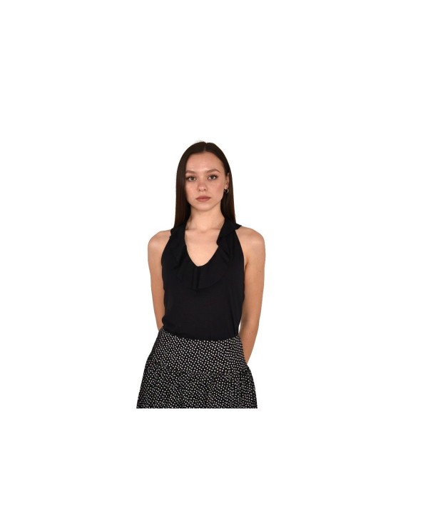 BODY PICO VOLANTE LICRA NEGRO