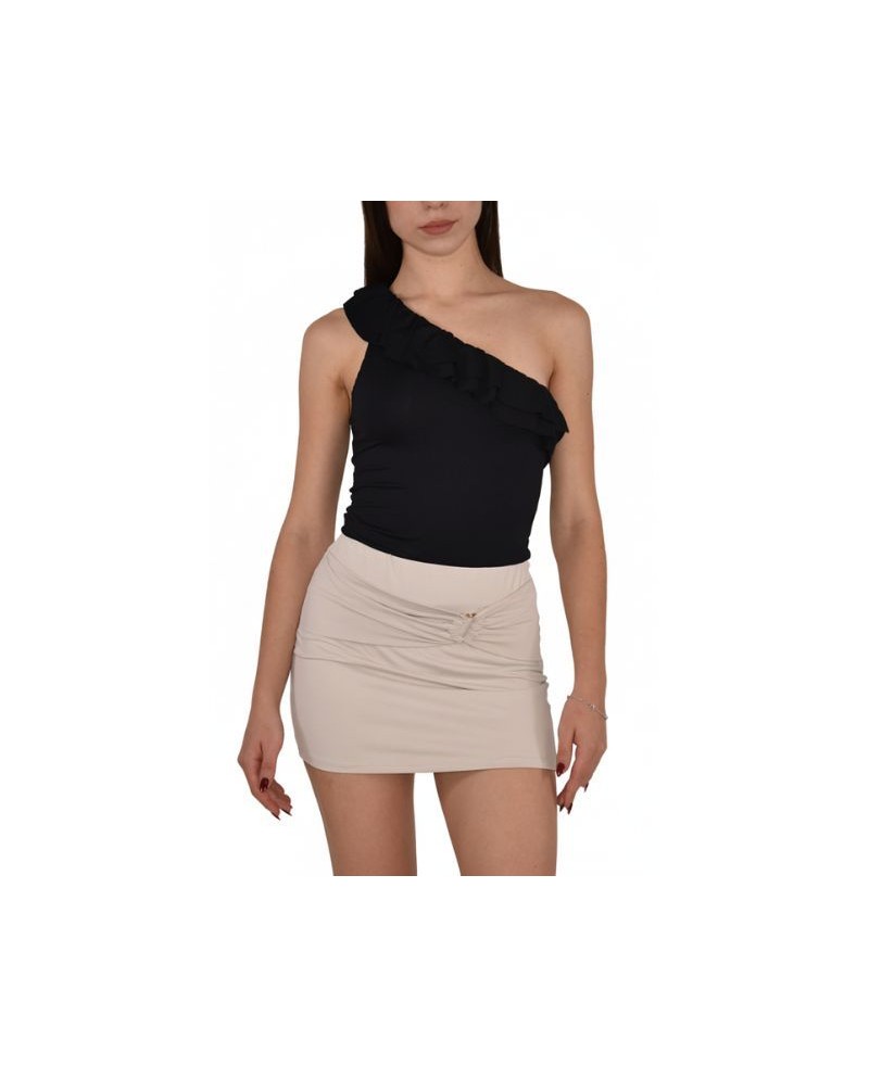 MINI FALDA LICRA BEIG