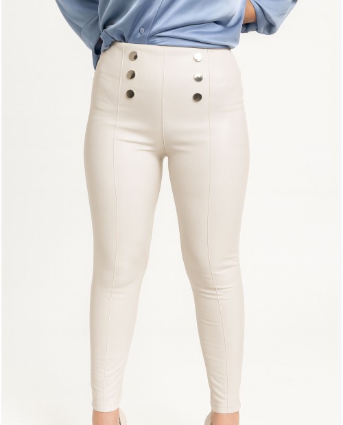 LEGGIN BOTONES SERPIENTE BEIG