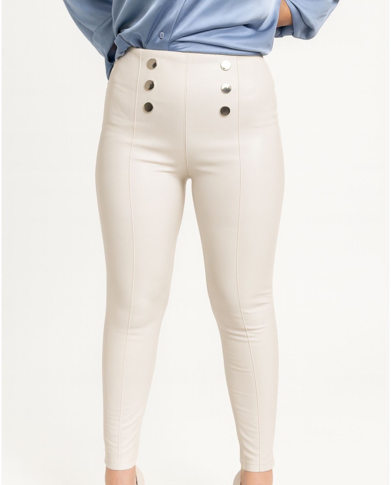 LEGGIN BOTONES SERPIENTE BEIG