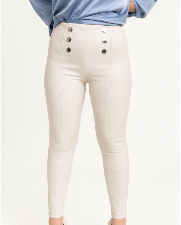 LEGGIN BOTONES SERPIENTE BEIG