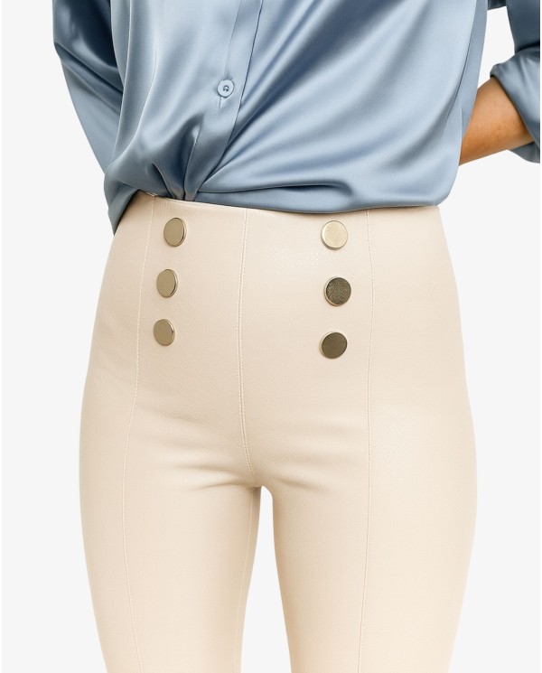 LEGGIN BOTONES SERPIENTE BEIG