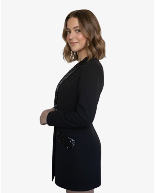 MONO SMOKING LENTEJUELAS NEGRO 2