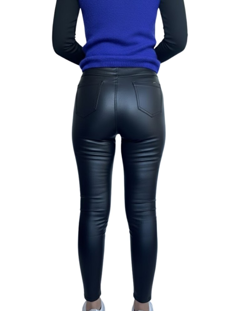 LEGGIN POLIPIEL NEGRO BOTONES