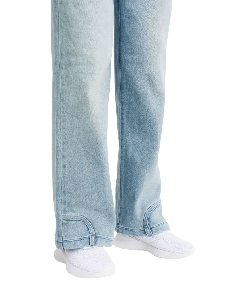 VAQUERO WIDE LEG DOBLE AZUL