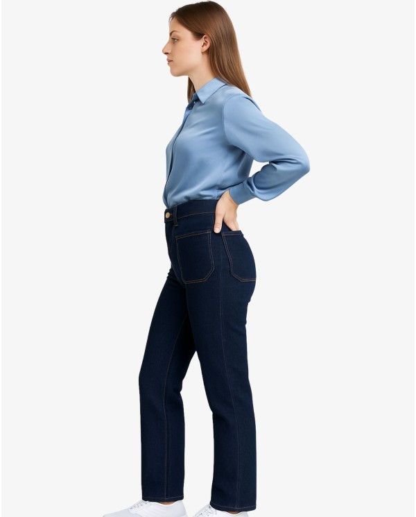 VAQUERO WIDE LEG AZUL