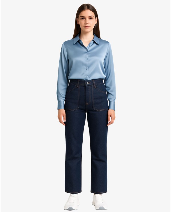 VAQUERO WIDE LEG AZUL