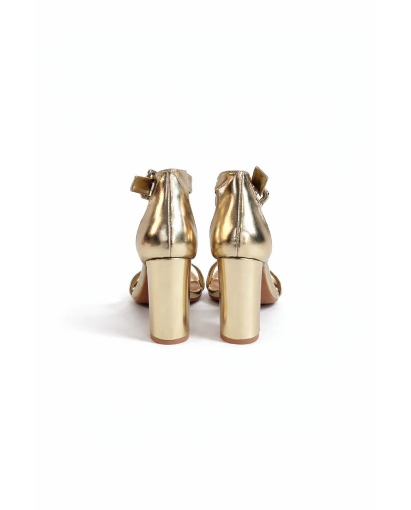 SANDALIA PULSERA TECNO DORADA