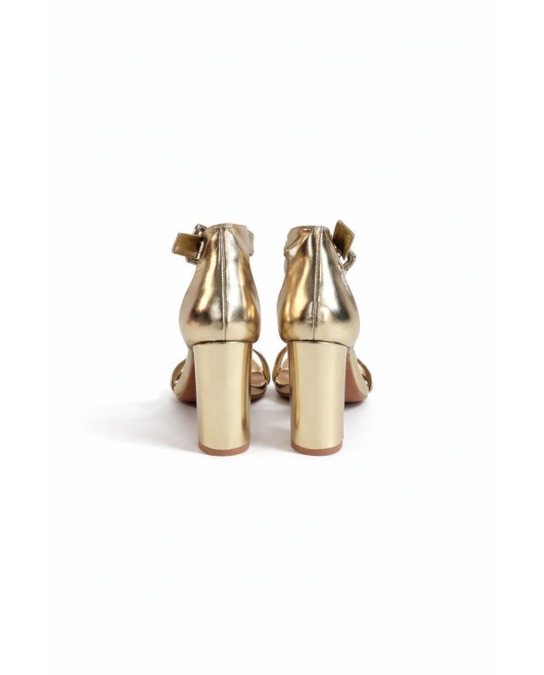 SANDALIA PULSERA TECNO DORADA